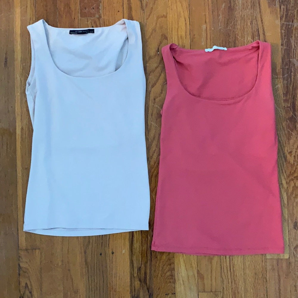 Zara Size Small Basic Tanks